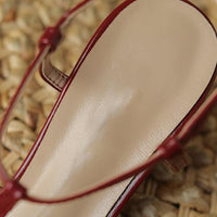 Women's Elegant Square Toe Block Heel Sandals 42968658C