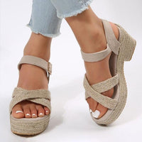 Women's Wedge Platform Casual Sandals 83671600C