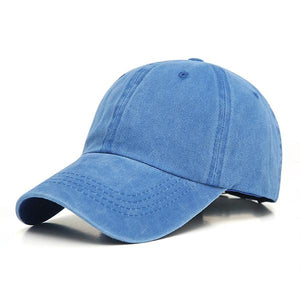 Washed Distressed Soft Top Baseball Cap 18178442C