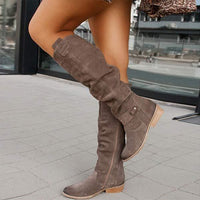 Women'S Side Zip Low Heel Fashion Boots 41312715C