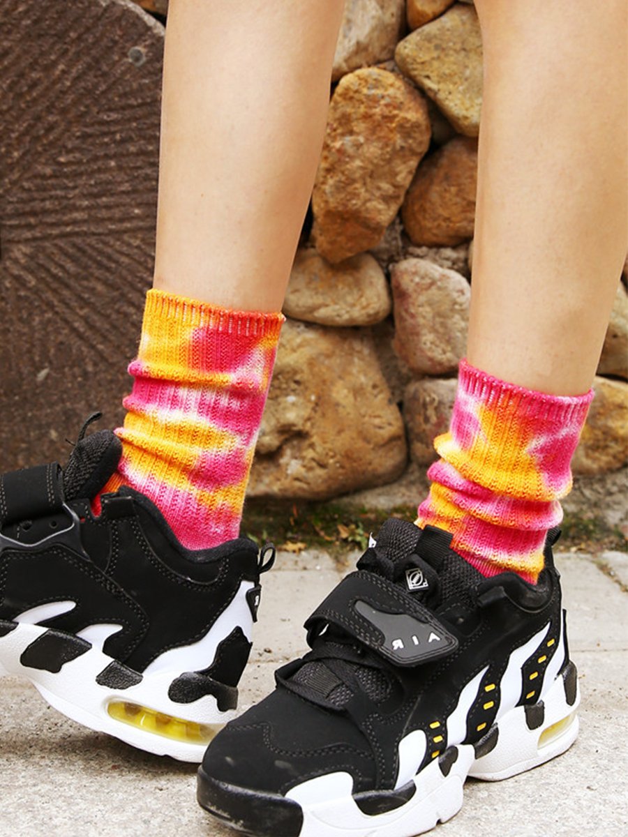 European And American Trend Tie-dye Socks