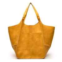 Women's Vintage Soft Leather Large Capacity Shoulder Tote Bag