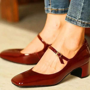 Women'S Retro Chunky Heel Shoes 83800717C