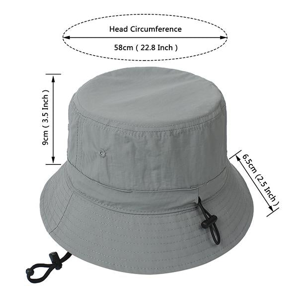 Outdoor Sunshade Solid Color Beach Sunscreen Fisherman Hat 54768514C