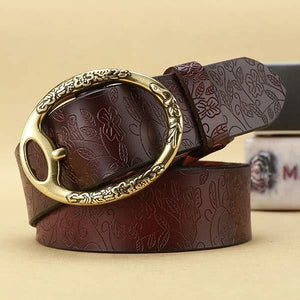 Women'S Pin Buckle Leather Belt 29014852C