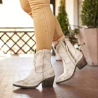 Women'S Short Chunky Heel Martin Boots 88542027C