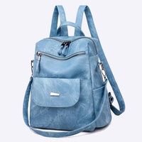 Women'S Solid Color Large Capacity Backpack 56438154C
