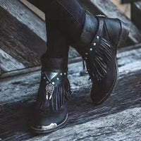 Women'S Fringed Boots Women'S Boots 06913000C