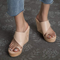 Women'S Fashion Platform Wedge Platform Sandals 25699715C