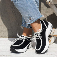 Women'S Lace-Up Casual Platform Sneakers 01853820C