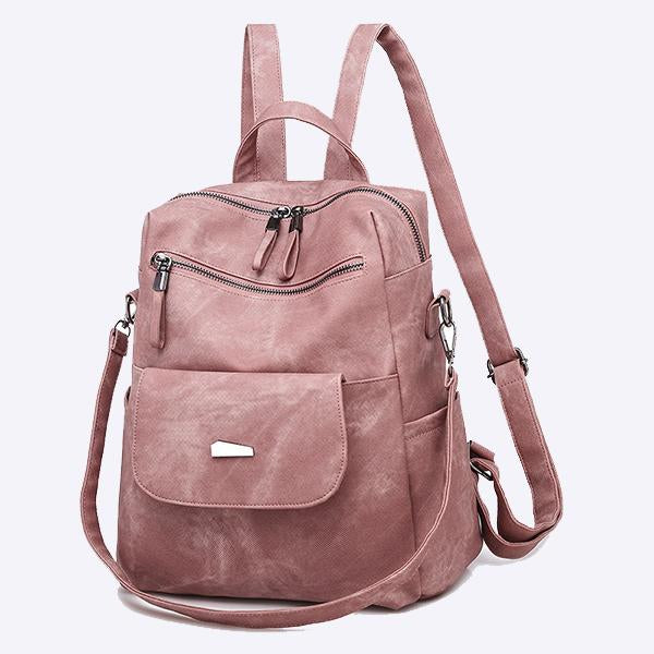 Women'S Solid Color Large Capacity Backpack 56438154C