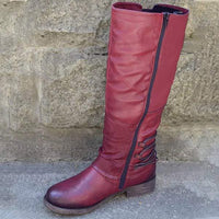 Women'S Vintage Side Zip Tall Rider Boots 52117121C
