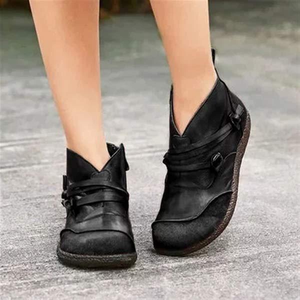 Women'S Vintage Flat Ankle Boots 47752988C