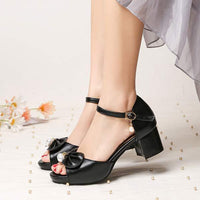 Women'S Strappy Chunky Heel Sandals 94979676C