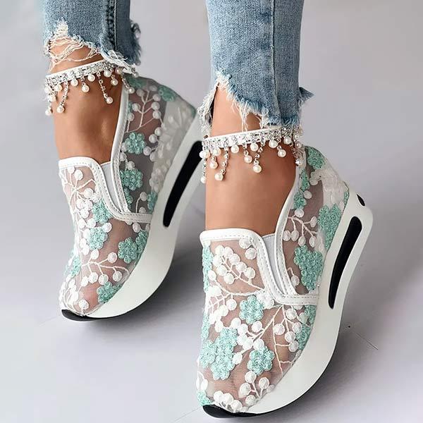 Women'S Mesh Platform Slip-On Sneakers 53419964C