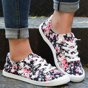 Women'S Floral Casual Flat Shoes 06211511C