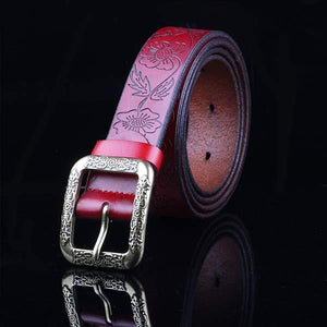 Women'S Court Vintage Leather Belt 70846601C