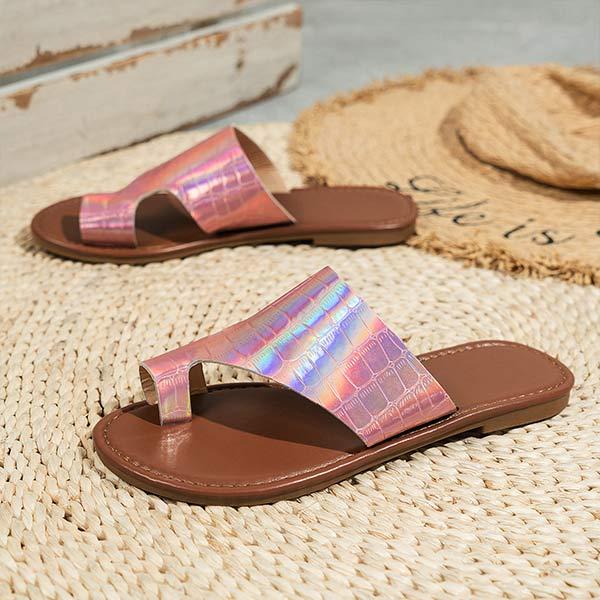 Women'S Flat Toe Casual Beach Sandals 07771235C