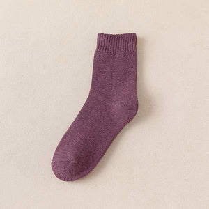 Thick Candy Color Cotton Socks 37393801C