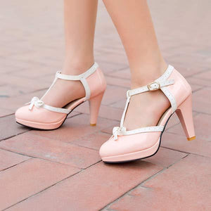 Women'S Colorblock High Heel Sandals 31154993C
