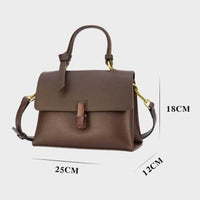 Women's Mahogany Vintage Large Capacity One Shoulder Messenger Bag