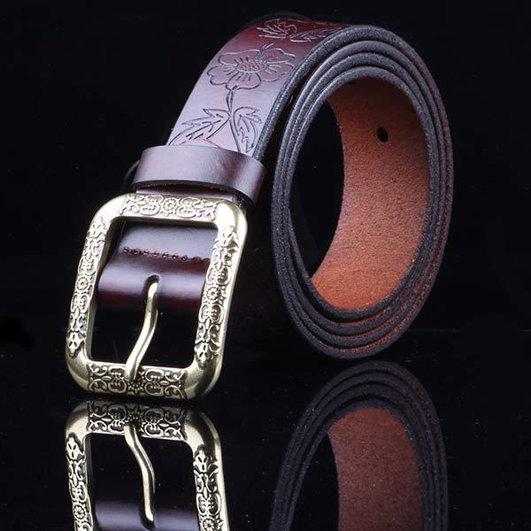 Women'S Court Vintage Leather Belt 70846601C