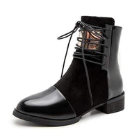 Women'S Chunky Heel Fashion Lace Up Ankle Boots 21178408