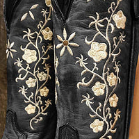 Women'S Embroidered Sleeve Vintage Rider Boots 82694045C