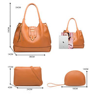 Women's Rivet Shoulder Diagonal Handbag 47330689C