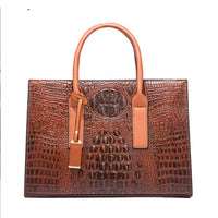 Women's Large Capacity Crocodile Print Shoulder Tote Bag 42227036C